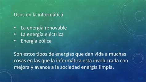 Importancia De Las Energ As Limpias Y Renovables Ppt