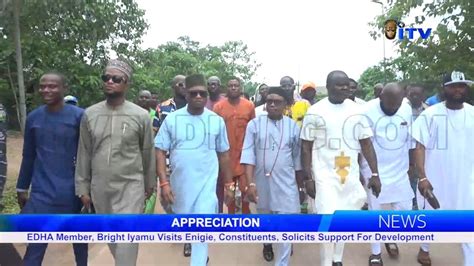 EDHA Member Bright Iyamu Visits Enigie Constituents Solicits Support