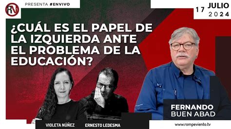 Cuál es el papel de la izquierda ante el problema de la educación