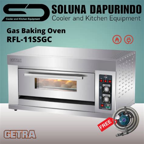 Jual Getra Gas Baking Oven Rfl Ssgc Pemanggang Roti Rfl Ssgc