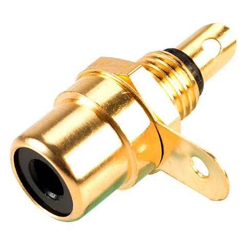 Rvfm Black Gold Plated Phono Socket Rapid Online