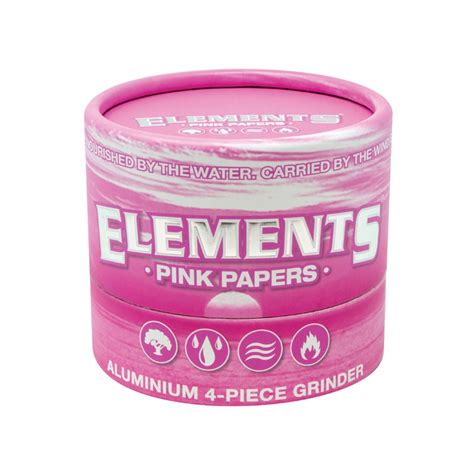 elements pink aluminum  piece grinder single hs wholesale