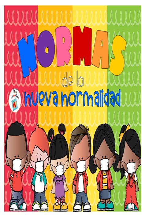 Carteles Normas De La Nueva Normalidad Materiales Educativos Para