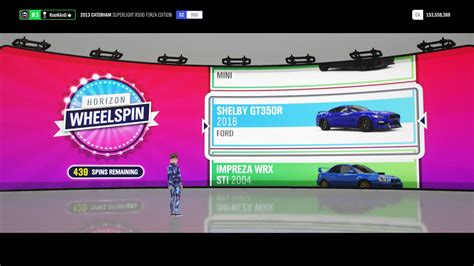 Forza Horizon Opening Fast Wheelspins Youtube