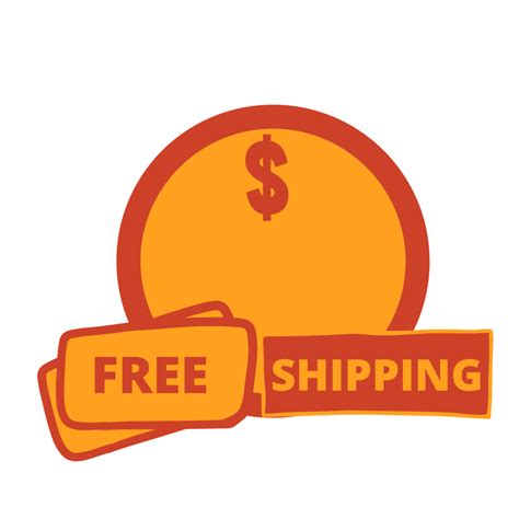 Free Shipping Delivery Sticker Design Png