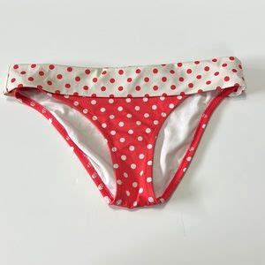 Victoria S Secret Swim Victorias Secret Polka Dot Bikini Bottom