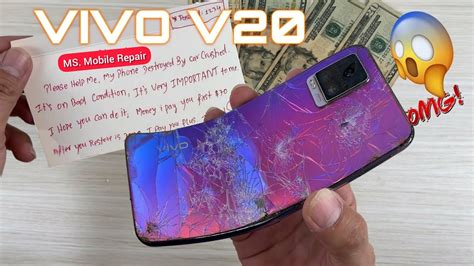 Restoring Vivo V20 Cracked Destroyed Phone Restoration YouTube