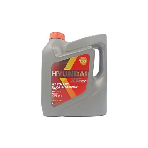 Hyundai Xteer Gasoline Ultra Efficiency SP ILSAC GF 6 5W20 Synthetic