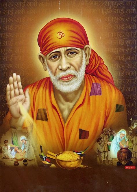 Shirdi Sai Baba Poster Sai Baba Photos Sai Baba Wallpapers Shirdi