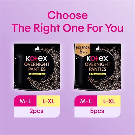 kotex overnight panties    period panties   anti