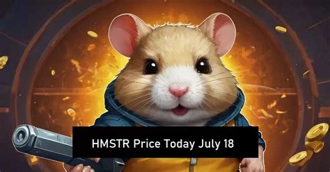 Hamster Kombat Token HMSTR Price Today July 18 Weekly Chart