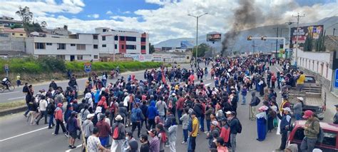 Ecuador Vivió Su Cuarta Jornada De Paro Nacional Y Ante Falta De