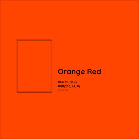 About Orange Red - Color codes, similar colors and paints - colorxs.com