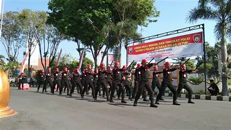 Drill Borgol Dan Tongkat Polri Satsabhara Polres Ponorogo YouTube