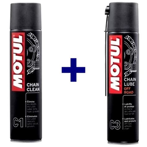 Kit Motul C1 Chain Clean 400ml Motul C3 Chain Lube Off Road 400ml