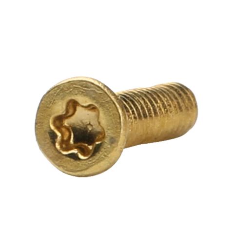 Brass Countersunk Machine Screws, Metric Torx Head Machine Screws