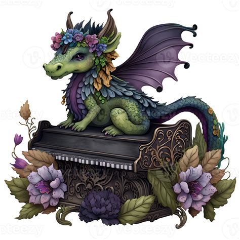 Cute Dragon Ai Generative 24623484 Png