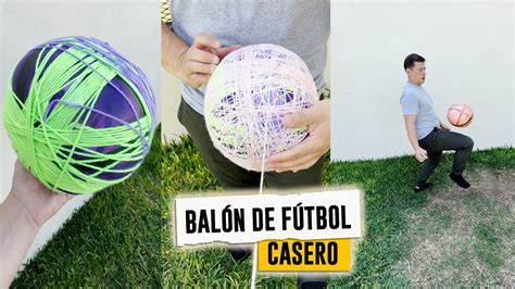 Cómo hacer un balón de fútbol con material reciclado una divertida