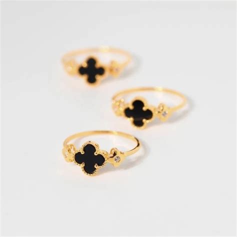 Jual Cincin Emas VC Bunga Samping Putik Mata Toko Emas Gadjah