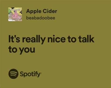 Apple Cider | Meaningful lyrics, Favorite lyrics, Music lyrics