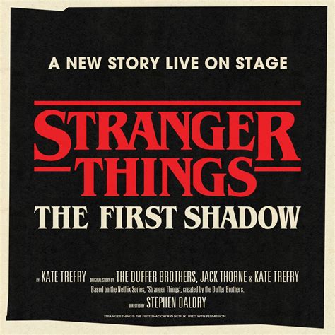 Stranger Things The First Shadow London London Musikaler