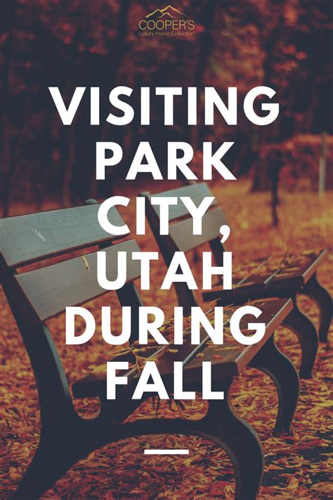 Park City Utah In The Fall Park City Utah Park City Utah Activities