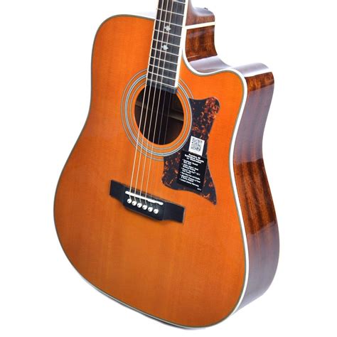 Epiphone Masterbilt DR-500MCE Dreadnought Acoustic-Electric Natural – Chicago Music Exchange