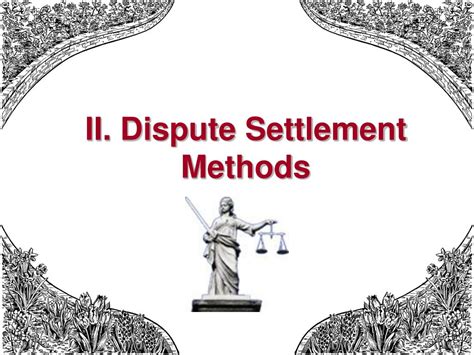 Ppt Chapter Four Dispute Settlement System 1 Methods And