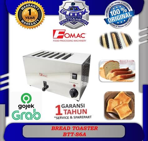 Jual Mesin Panggang Roti Bread Toaster Btt S A Fomac Di Lapak Glodok