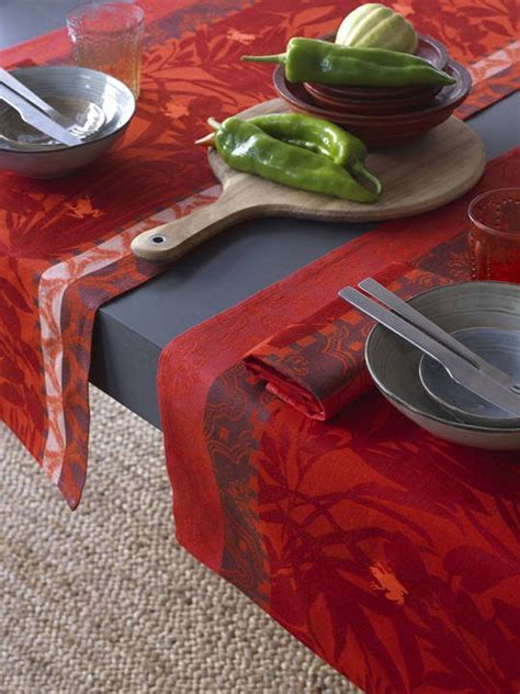 Bie Nik Akardowy Powlekany Le Jacquard Fran Ais Bahia Kolory Red