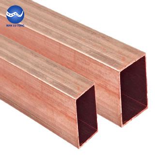 Copper Rectangular Tube China Wanlutong Metal Materials