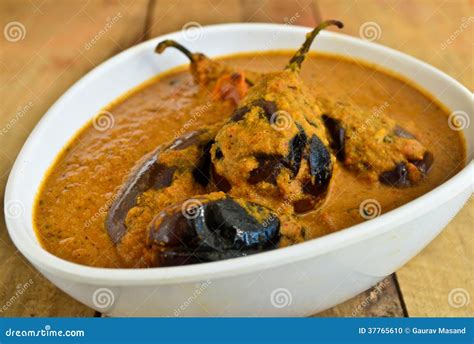 Brinjal Curry stock photo. Image of meal, ground, india - 37765610