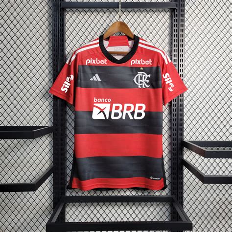 Flamengo 23 24 Home Patrocínios Ragnarok Camisas