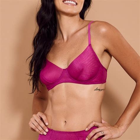 Sutiã de Tule Aro Star Magenta Jescri Lingerie de qualidade e