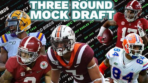 Philadelphia Eagles Mock Draft 2021 Three Round Nfl Mock Draft Win