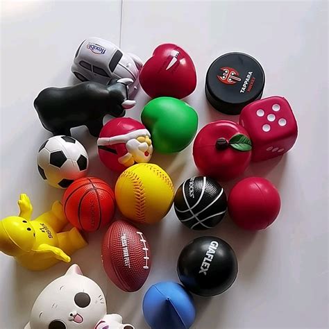 Custom Logo Tennis Shape Pu Foam Stress Ball Squeezable Stress Reliever