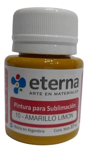 Pintura Para Sublimar Eterna Frasco 37ml La Plata