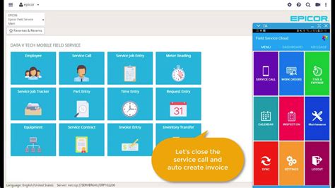 Mobile Field Service For Epicor E102 Job To Invoice Youtube