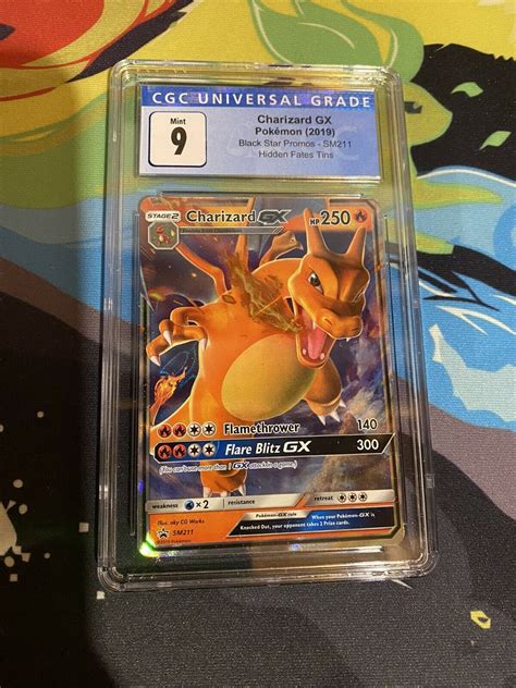 Mavin Pokemon 2019 Charizard GX Hidden Fates Black Star SM211 CGC