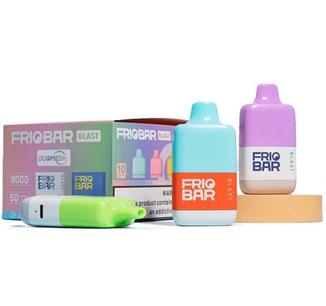 Caixa Friobar Blast Puffs Kit Bateria Cartucho Unidades