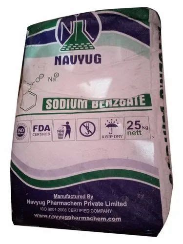 Navyug Sodium Benzoate 25 Kg Powder At Rs 2250 Bag In Kanpur ID