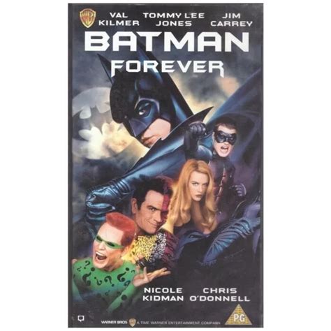 Vhs Film Batman Forever Val Kilmer Jim Carrey Tommy Lee Jones Scudi