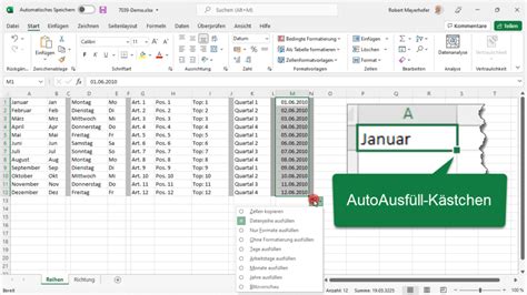 Excel Tipp Automatische Reihen Bilden