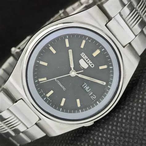 Genuine Vintage Seiko Automatic Japan Mens Day Date Watch S