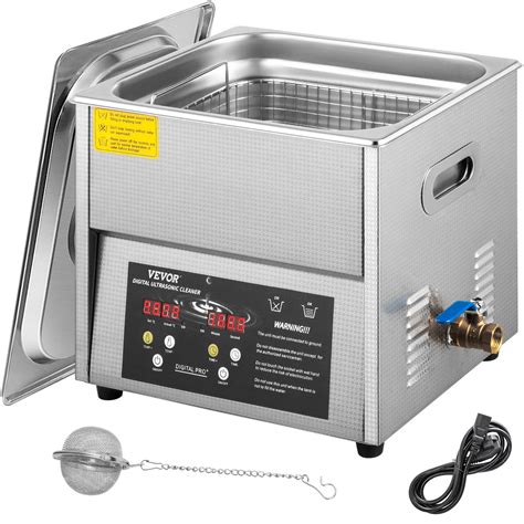 VEVOR Digital Ultrasonic Cleaner 6L Ultrasonic Cleaning Machine 50kHz