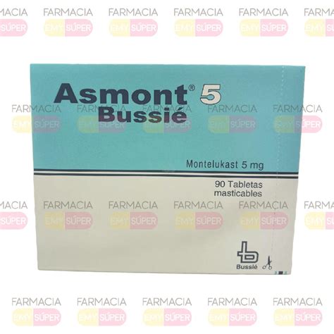 ASMONT 5 MG SOBRE 30 TB Farmacia Emy