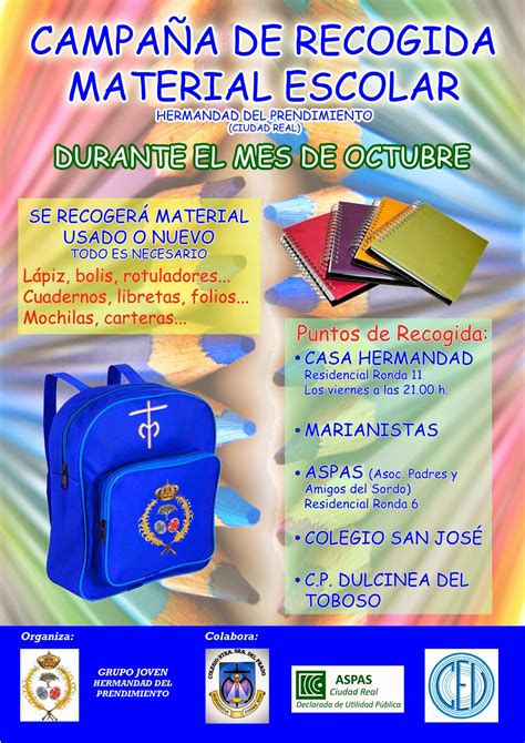 Campa A De Recogida De Material Escolar