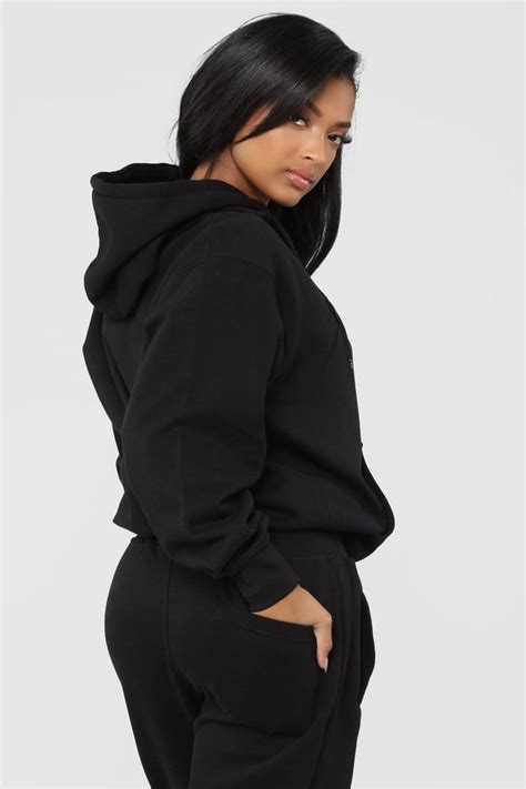 Stole Your Boyfriends Oversized Hoodie Black Black Hoodie Black Activewear Oversize Hoodie