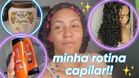 Minha Rotina Capilar Completa Youtube