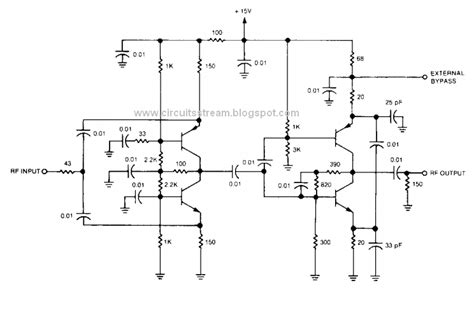 Rf Power Amplifier Circuit Diagram